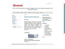 Tablet Screenshot of deutek.in